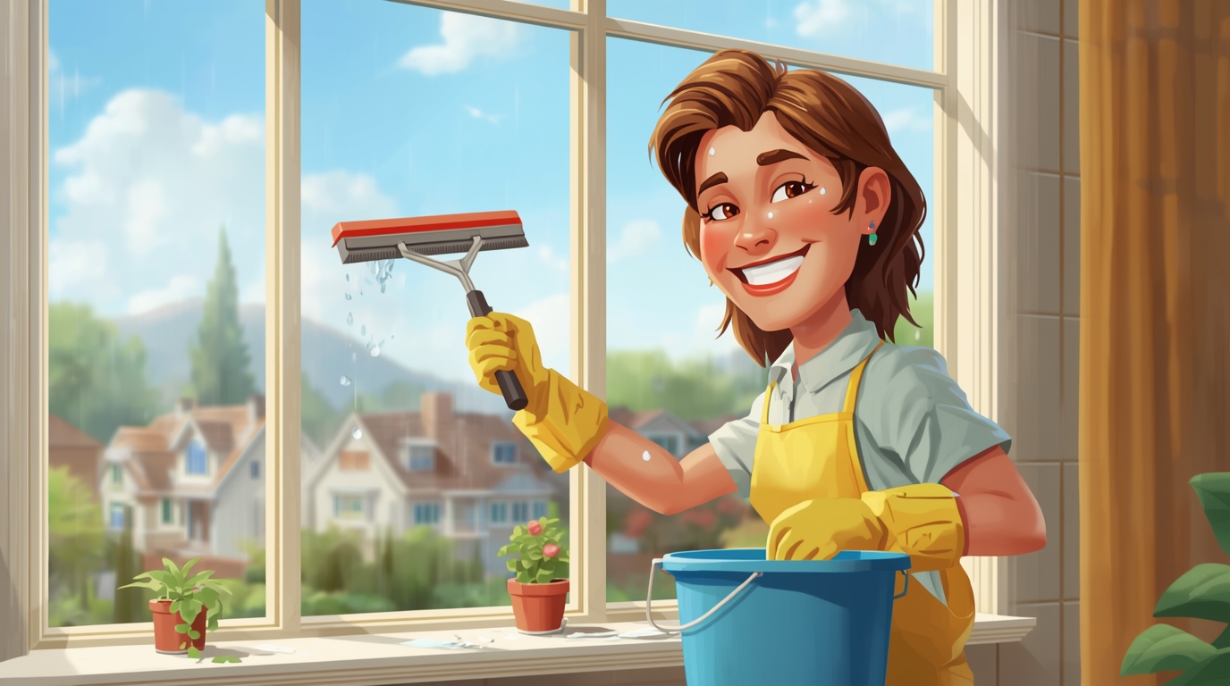 Kodin ikkunanpesu